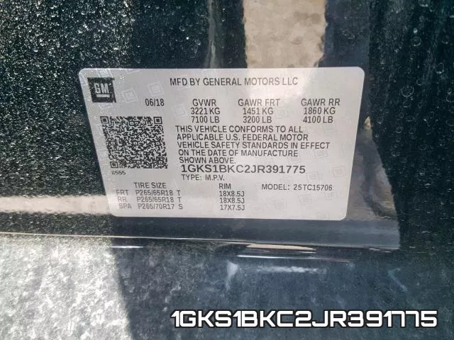 1GKS1BKC2JR391775 фото 2