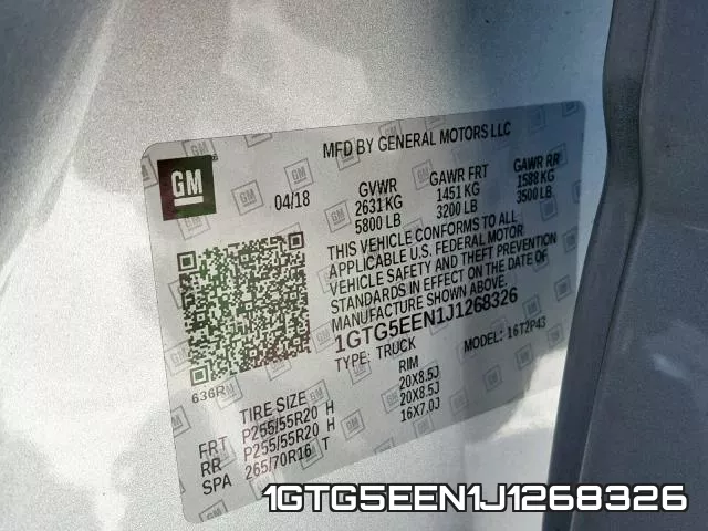1GTG5EEN1J1268326 фото 2