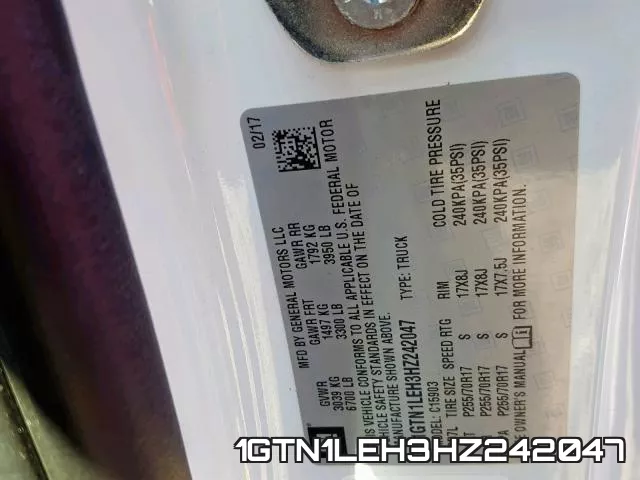 1GTN1LEH3HZ242047 фото 2