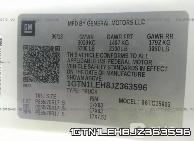 1GTN1LEH8JZ363596 фото 10