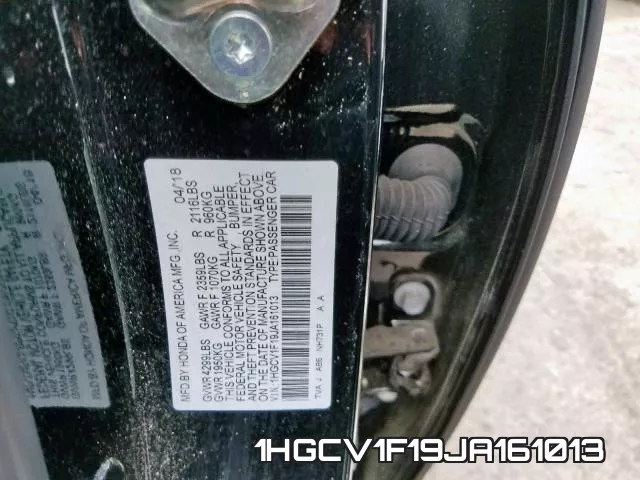 1HGCV1F19JA161013 фото 2
