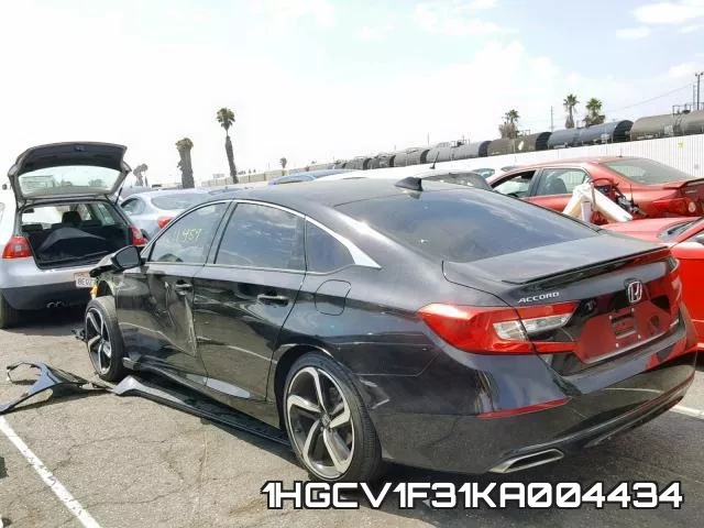 1HGCV1F31KA004434 фото 3