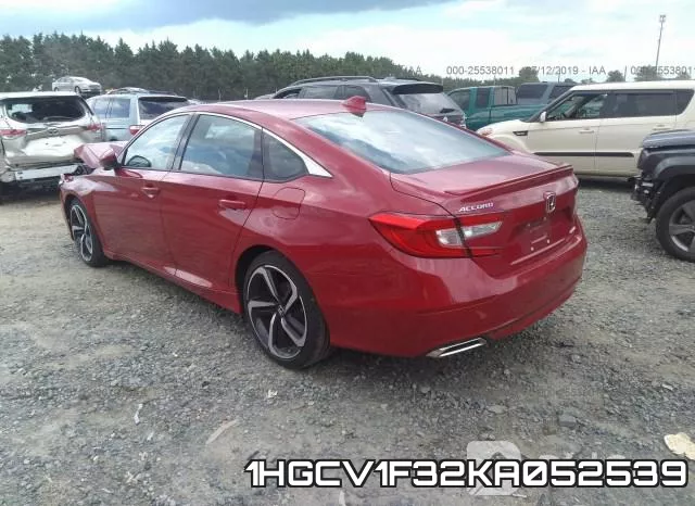 1HGCV1F32KA052539 фото 4