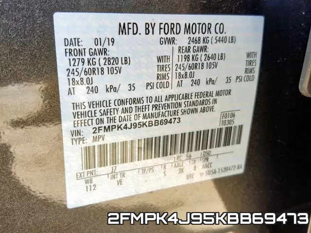 2FMPK4J95KBB69473 фото 2
