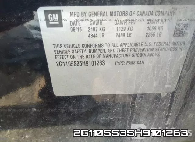 2G1105S35H9101263 фото 10