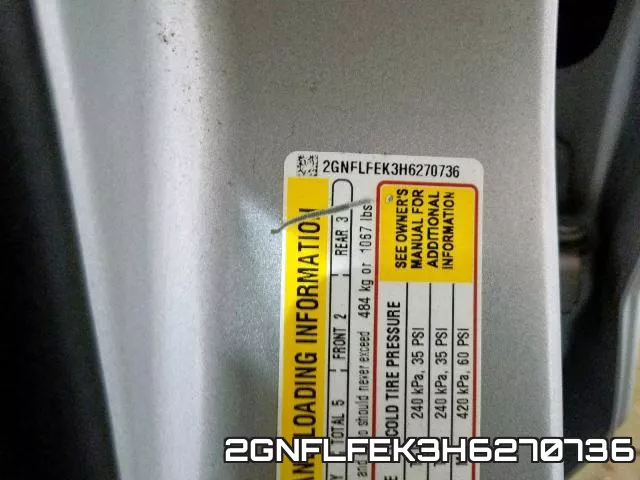 2GNFLFEK3H6270736 фото 2