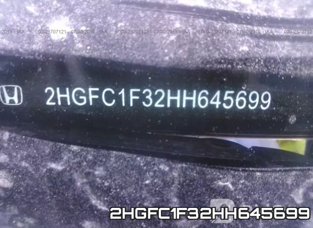 2HGFC1F32HH645699 фото 10