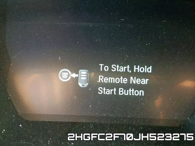 2HGFC2F70JH523275 фото 9