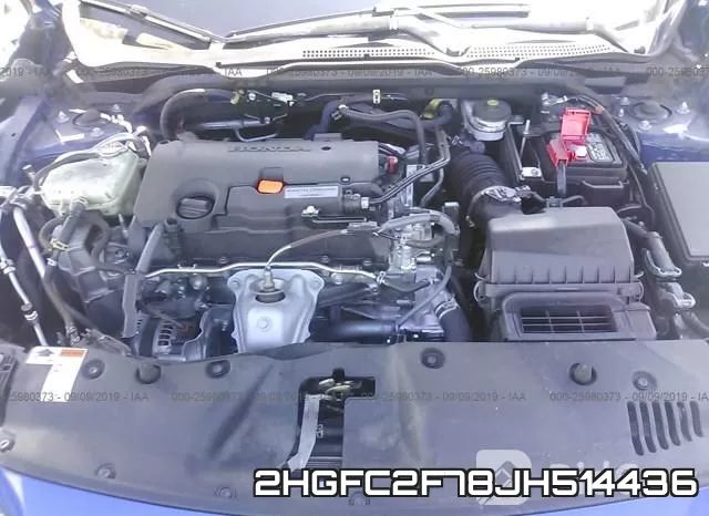 2HGFC2F78JH514436 фото 2