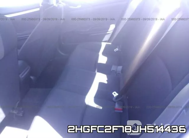 2HGFC2F78JH514436 фото 9