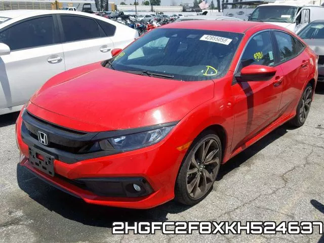 2HGFC2F8XKH524637 фото 3
