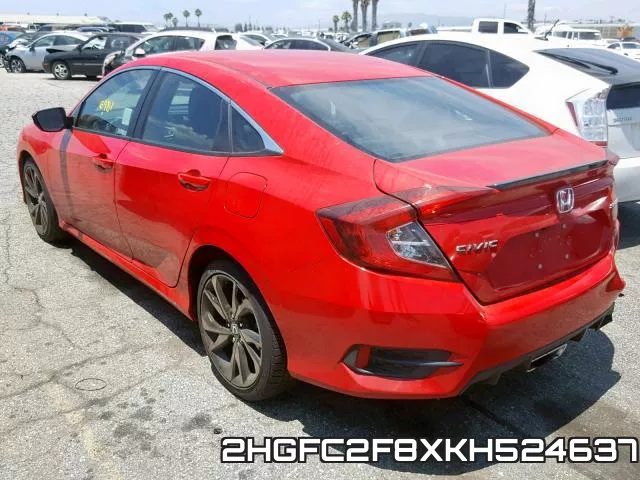 2HGFC2F8XKH524637 фото 4