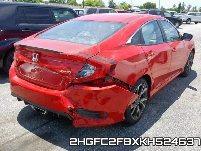 2HGFC2F8XKH524637 фото 5