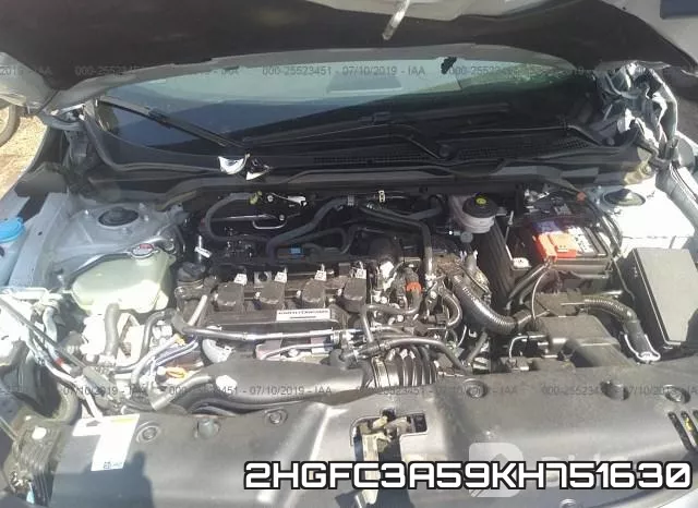 2HGFC3A59KH751630 фото 2