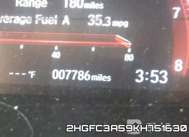 2HGFC3A59KH751630 фото 8
