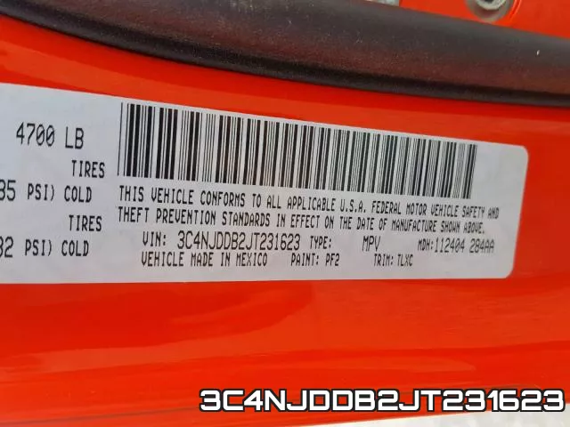 3C4NJDDB2JT231623 фото 2