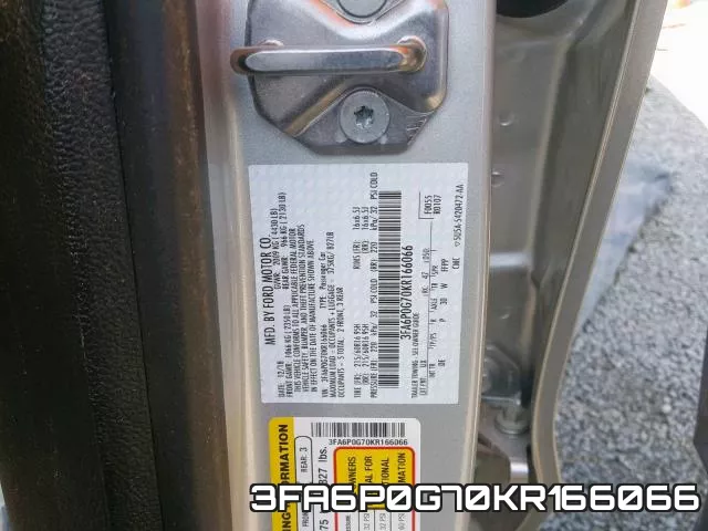 3FA6P0G70KR166066 фото 2