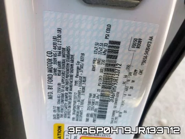 3FA6P0H79JR133712 фото 2