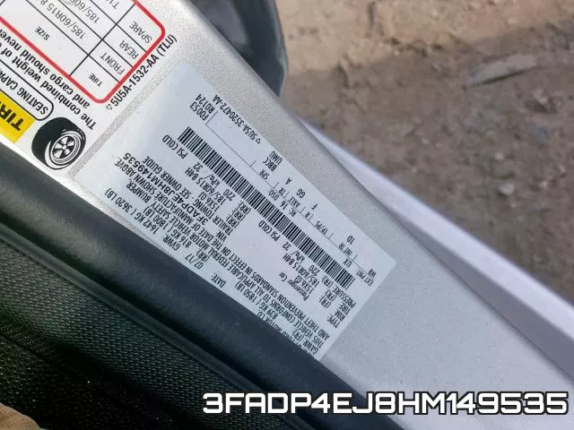 3FADP4EJ8HM149535 фото 2
