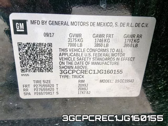 3GCPCREC1JG160155 фото 2