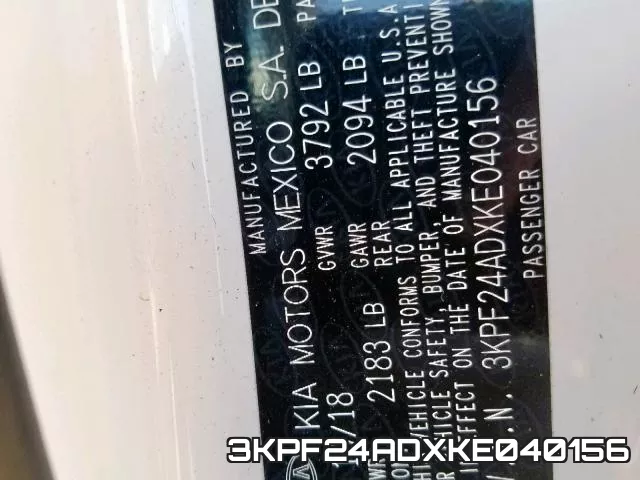 3KPF24ADXKE040156 фото 2