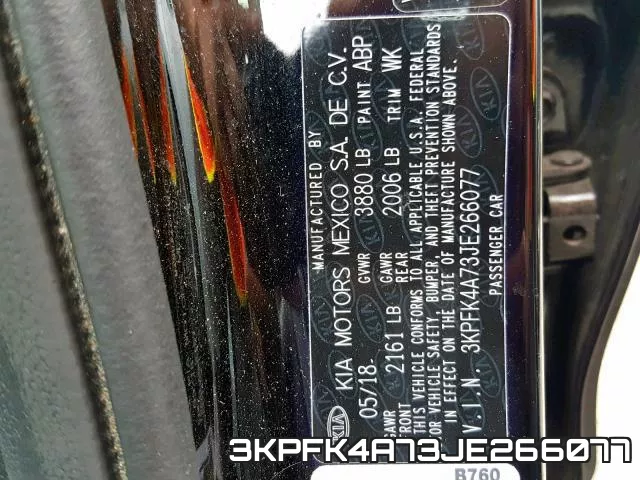 3KPFK4A73JE266077 фото 2
