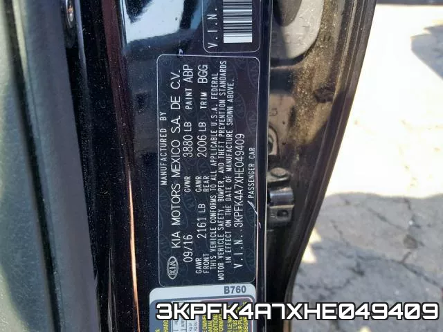 3KPFK4A7XHE049409 фото 2