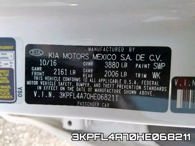 3KPFL4A70HE068211 фото 2