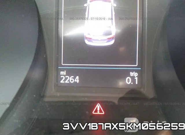 3VV1B7AX5KM056259 фото 8