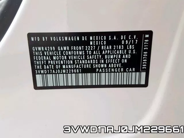 3VWD17AJ0JM229661 фото 2