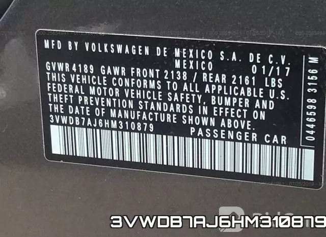 3VWDB7AJ6HM310879 фото 10