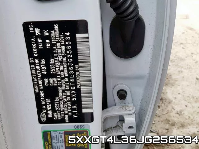 5XXGT4L36JG256534 фото 2