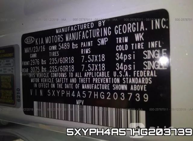 5XYPH4A57HG203739 фото 10