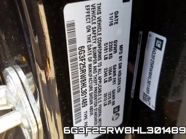 6G3F25RW8HL301489 фото 2