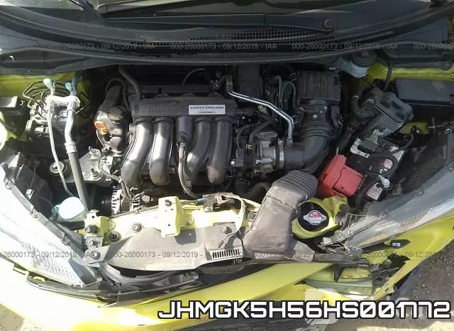JHMGK5H56HS001772 фото 2