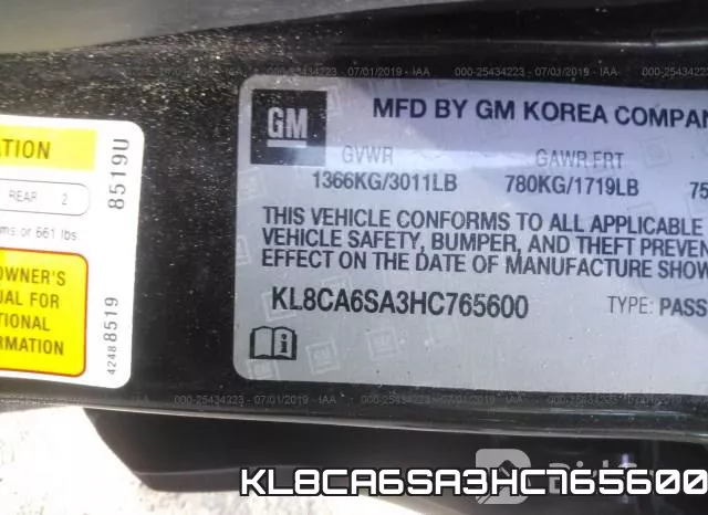 KL8CA6SA3HC765600 фото 10