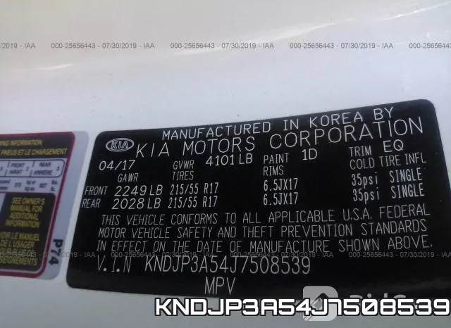 KNDJP3A54J7508539 фото 10