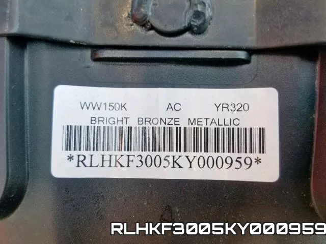 RLHKF3005KY000959 фото 2