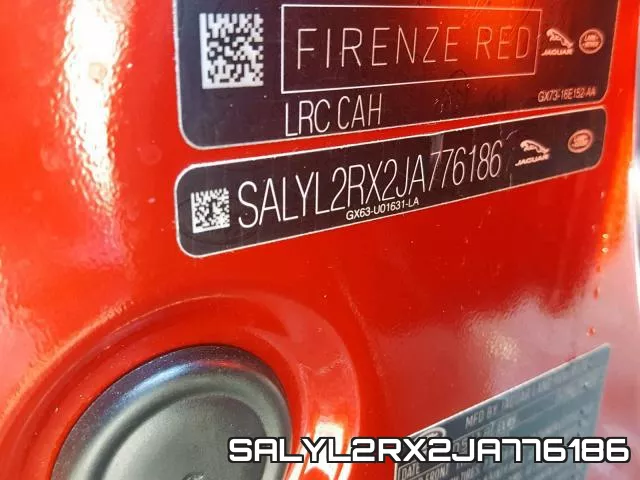 SALYL2RX2JA776186 фото 2