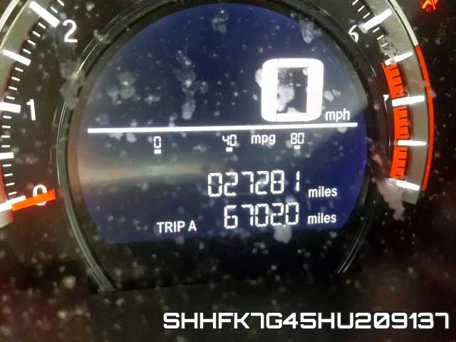SHHFK7G45HU209137 фото 9