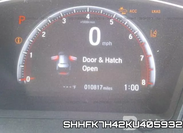 SHHFK7H42KU405932 фото 8