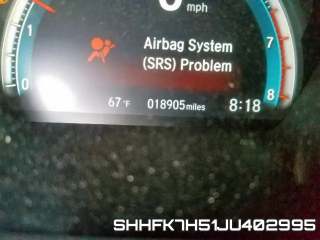 SHHFK7H51JU402995 фото 9