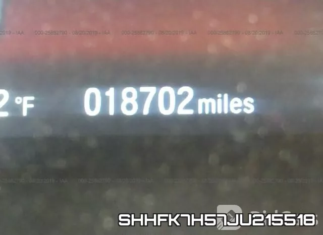 SHHFK7H57JU215518 фото 8
