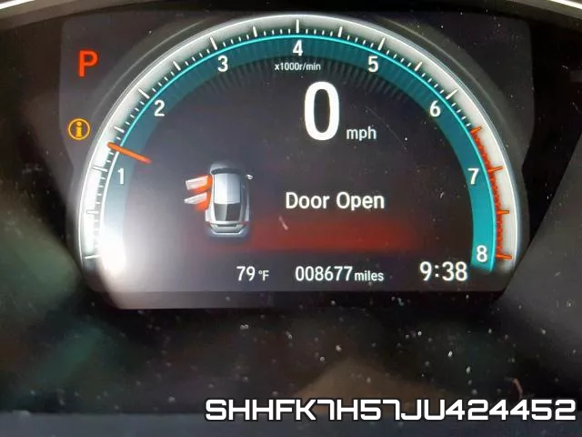 SHHFK7H57JU424452 фото 9