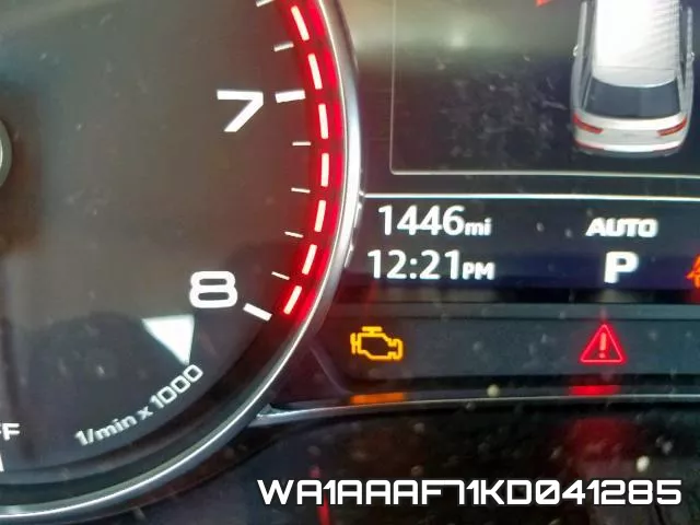 WA1AAAF71KD041285 фото 9