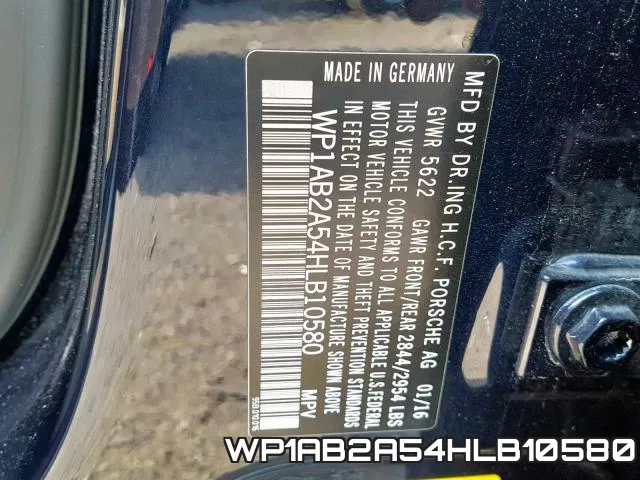 WP1AB2A54HLB10580 фото 2