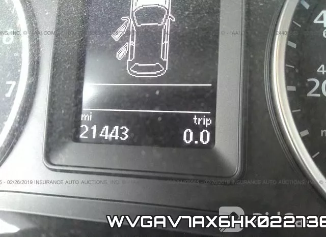 WVGAV7AX6HK022736 фото 8