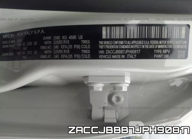 ZACCJBBB7JPH90817 фото 10