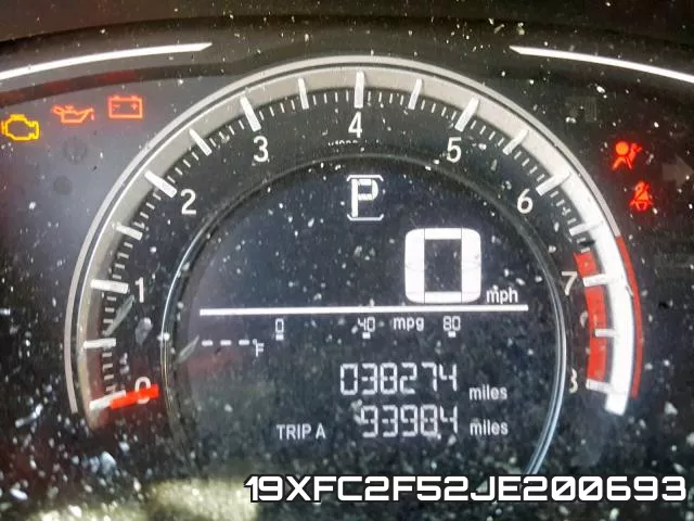 19XFC2F52JE200693 фото 9
