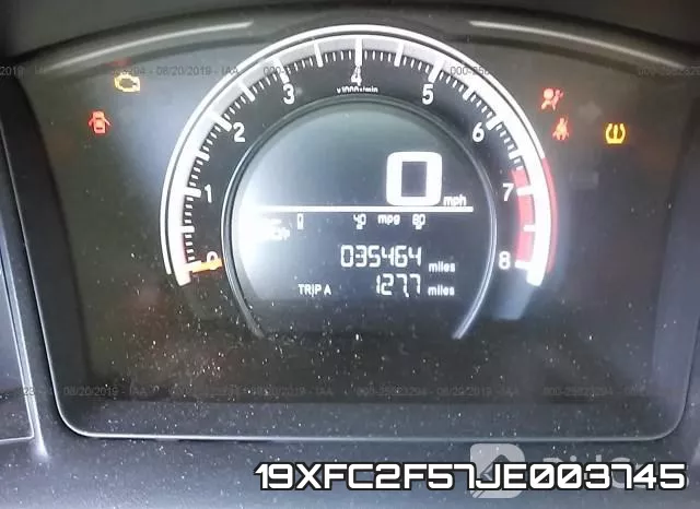 19XFC2F57JE003745 фото 8